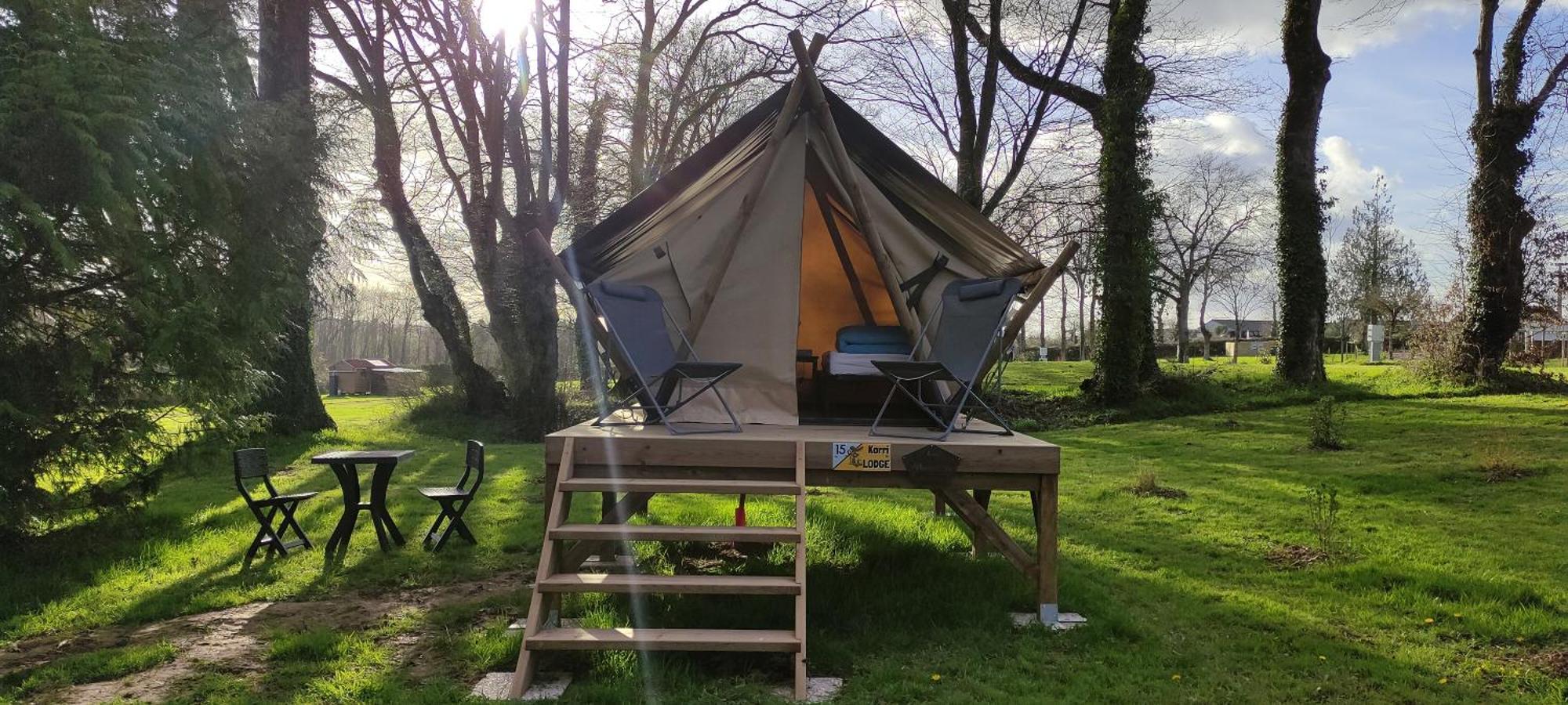 Camping Le Val Aux Fees - Broceliande Concoret Kültér fotó