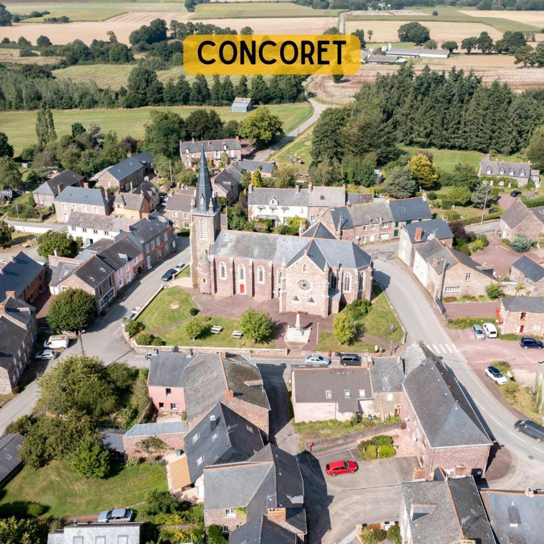 Camping Le Val Aux Fees - Broceliande Concoret Kültér fotó