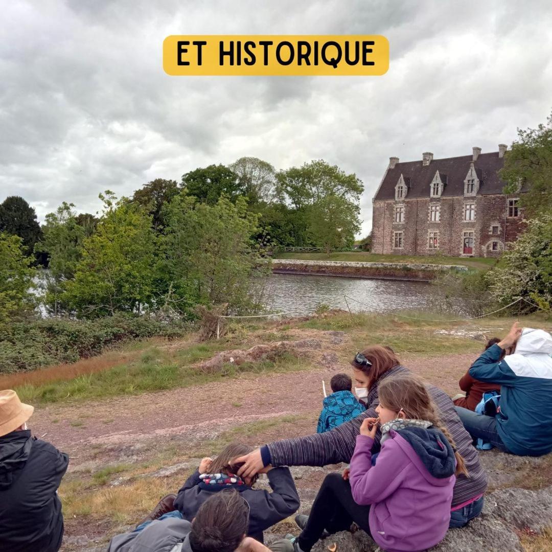 Camping Le Val Aux Fees - Broceliande Concoret Kültér fotó