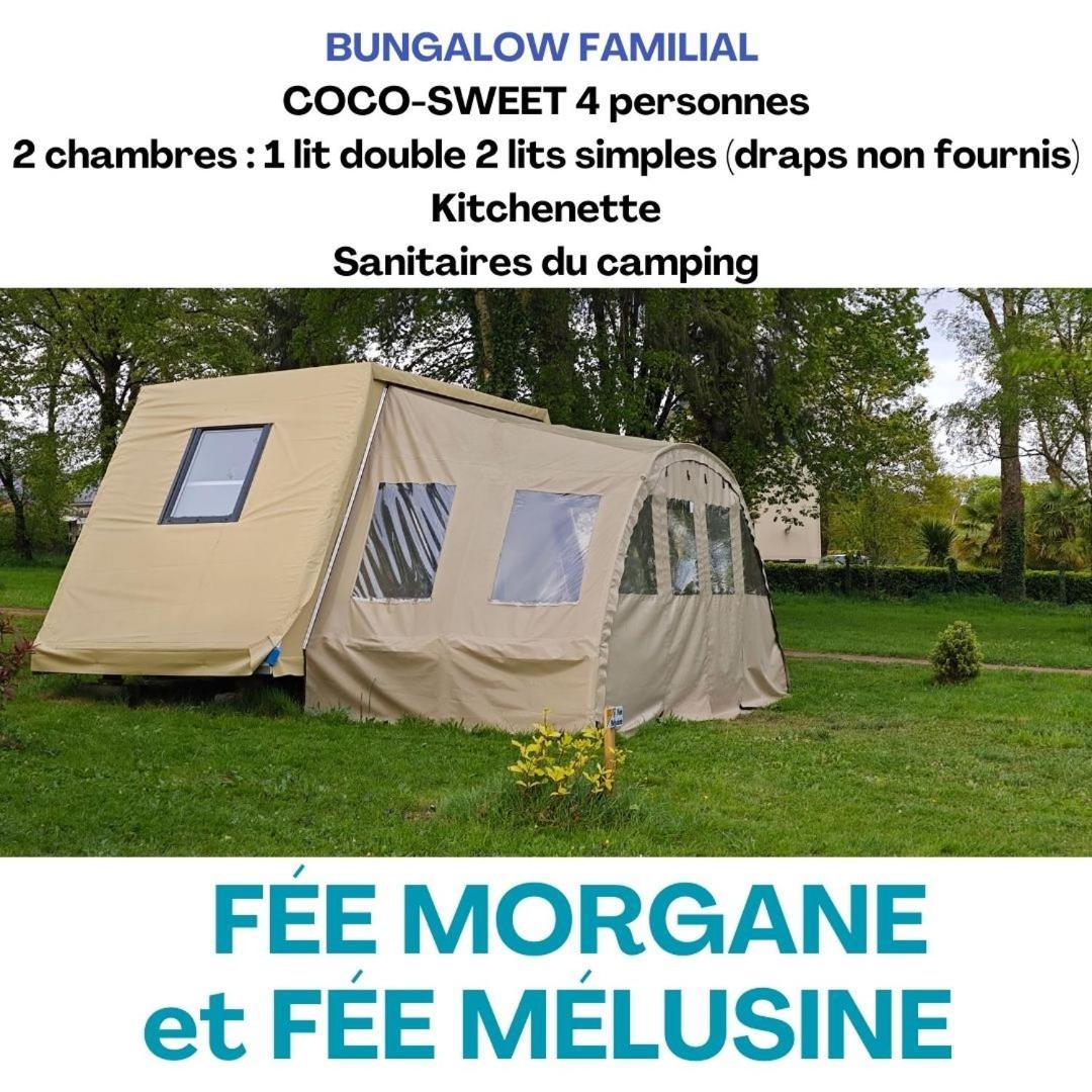 Camping Le Val Aux Fees - Broceliande Concoret Kültér fotó