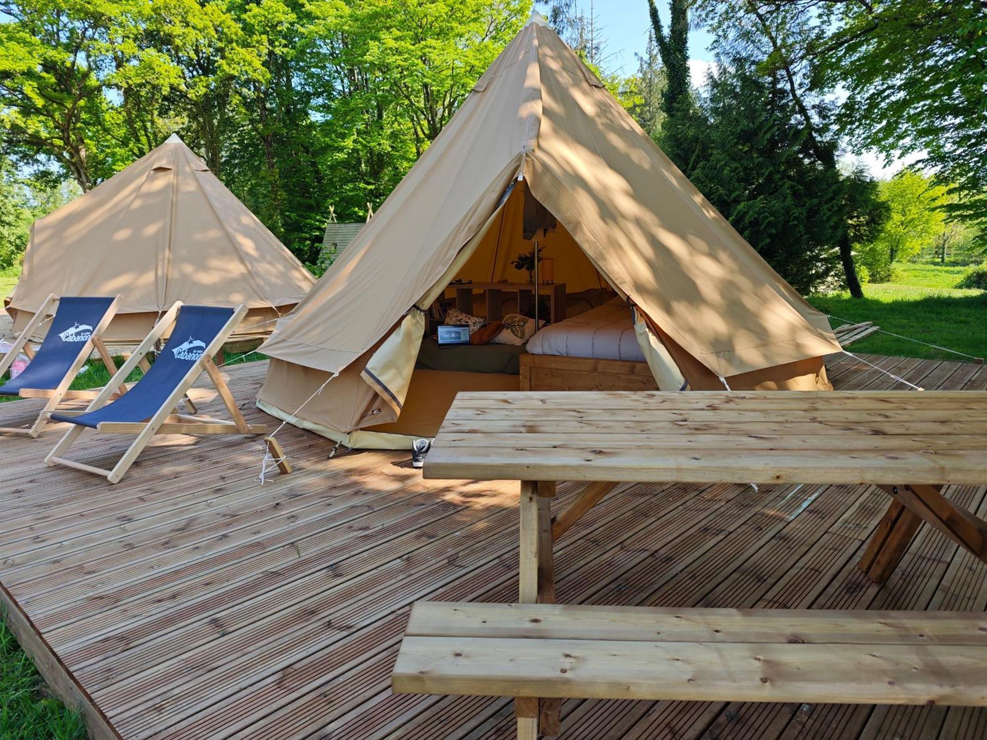 Camping Le Val Aux Fees - Broceliande Concoret Szoba fotó